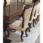 Casa Padrino Luxury Baroque Dining Chair Gold/Brown/Gold - Baroque Furniture