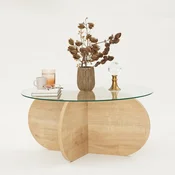 Hanah Home Bubble Sapphire Klub sto, 75x35x75cm, Krem