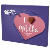 MILKA PRALINE ILM STRAWBERRY&MILK CREAM 110GR (10) MONDELEZ NEL