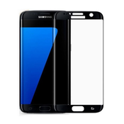 Kaljeno zaščitno steklo za Samsung Galaxy S6 Edge Plus, Full Cover 3D, črno