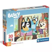 Clementoni: Bluey sestavljanka - 30 kosov