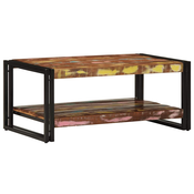 Višebojni stolic za kavu 90x50x38 cm puno drvo obradeno