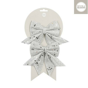 LAALU.cz Komplet 2 trakov: Luknjici srebrne barve 13 x 13 cm