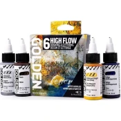 Set akrilnih barv Golden High Flow Drawing & Lettering 6 x 30 ml