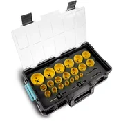 DEDRA-EXIM Set bimetalnih žag za luknje 20-83 v kovčku SAS N0303G04