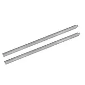 Heatstrip Podaljšek za stropno montažo Heatstrip Design 90 cm - srebrn