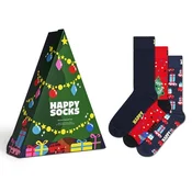 Happy Socks carape 3-pack Holiday Tree Gift Set