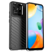 Silikonski ovitek Tunder Armor za Xiaomi Redmi 10C - črn