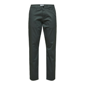SELECTED HOMME Chino hlače Miles Flex, siva