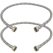 Fleksibilen priključek 1/2” za pipe in armature 80 CM komplet 2 kosov