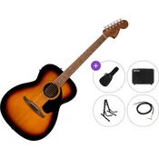 Fender California Standard Monterey E Premium SET 3-Color Sunburst Elektroakustična jumbo