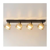Brilagi - LED Spot svetlo AURA LUX 4xGX53/30W/230V crna/zlatna