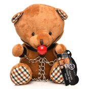 Master Series Gagged Teddy Bear Plush Brown