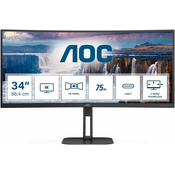 AOC CU34V5C, 34, HDMI, DP, USB-C, HAS, CU34V5C