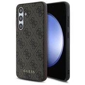 slomart Guess GUHCS24FEG4GFBR S24 FE S721 rjava/brown trda torbica 4G Metal Gold Logo