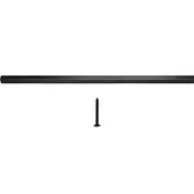 VEVOR Balustrade za teraso 101 kos 66x19 cm črne barve