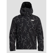 Quiksilver High In The Hood Printed Jakna high energy black refl