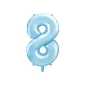 shumee Folija balon številka 8 moder 86 cm