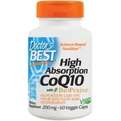 Visoka absorpcija CoQ10 z BioPerinom, 200 mg - 60 kapsul