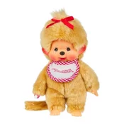 Monchhichi Mončiči dekle bež z rdečo slinčkom 20cm