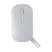 Asus MD100 brezžična miška - 2,4Ghz dongl/bluetooth/ 1600dpi/bela/siva