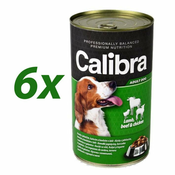 Calibra mokra hrana za pse, janjetina, govedina i piletina, 6x1240 g