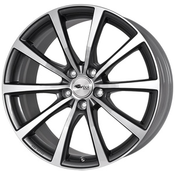 Aluminijski naplatak Brock B32 7,5x18 5/108 ET45 W1 HGVP (Himalaya Grey Voll Poliert) - EAN kod 4250996305221