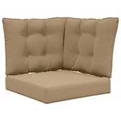 Vidaxl Zunanja blazina za kavč Blago Taupe 50,5 x 50,5 cm
