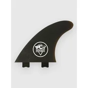Nomads Surfing Ailerons Carbone Recyclé 2 Tab Fin Set black