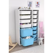 HANAH HOME Višenamenska polica Rine 2D4K8U White Blue