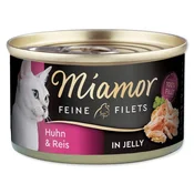 Miamor Cat Filet piščanec v konzervi + riž v želeju 100g