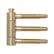 Natični tečaj 3 del. za brazd. les. vrata, o 18 mm, viš. 61 mm, meden. jeklo