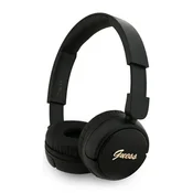 GUESS Bluetooth slusalice Script Metal Logo crne (GUBHV6SCK)