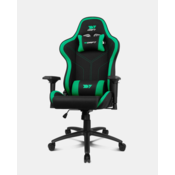 DRIFT DR110BG stolica za igranje video igara Igračka fotelja Podstavljeno sjedalo Crno, Zeleno