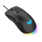 Bytezone gaming miška Ghost žična, RGB, max DPI 19K, optična, paracord kabel, črna BZ-399