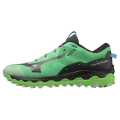 Mizuno Wave Mujin 9 Trail Running Shoes, 909 C/Black Oyster/Little Boy Blue - 42.5