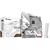 GIGABYTE B850M AORUS ELITE WIFI6E ICE AM5 mATX osnovna plošča - AMD B850, 4xDDR5, 2xM.2, 4xSATA, 2.5Gb LAN, WiFi 6E, BT, 1xDP, 1xHDMI (spredaj) - B850M A ELT WF6E ICE
