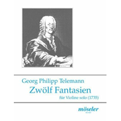 TELEMANN:ZWOLF (12) FANTASIEN TWV40:14-25 VIOLINE SOLO