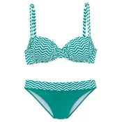 JETTE Bikini siva/bela