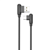 Kabl USB Tip C Golf GC-45T 1m crni pod uglom