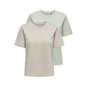 ONLY Majica greige/pastelno zelena