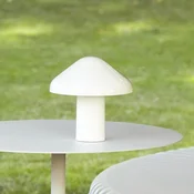 HAY Pao prenosna LED namizna svetilka z akumulatorjem, bela - Dnevna soba/jedilnica - Dizajn - Plastika