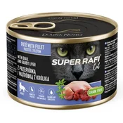Super Rafi Cat Adult P&F Quail and Rabbit liver 185 g