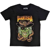 Pantera Majica Snake & Skull Unisex Black 2XL