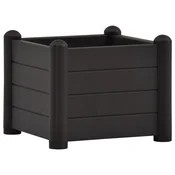 Povišena vrtna gredica PP antracit 43 x 43 x 35 cm