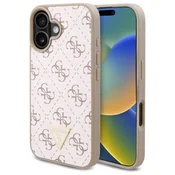 slomart Etui Guess New 4G Triangle za iPhone 16 - belo