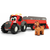 Djecja igracka Simba ABC - Traktor s prikolicom i konjem, sa zvukom i svjetlom