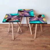 Hanah Home Set klub stocica 3Shp254, 3 komada, Bež