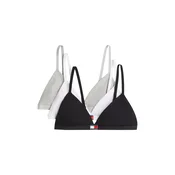 Tommy Hilfiger Underwear Nedrček pegasto siva/črna/bela