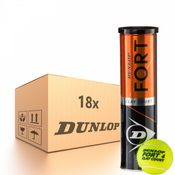 Tenis loptice kutija Dunlop Fort Clay Court - 18 x 4B